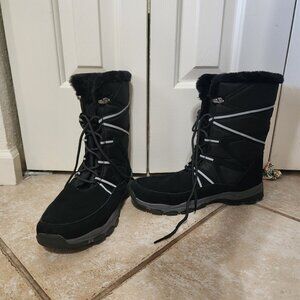 Lands’ End Expedition Insulated Snow Boots – Black – Women’s Size 11 – Like New